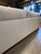 Lee Industries 8 Foot Two Cushion Sofa With Oak Base in White Woven Fabric For Sale - Image 11 of 12