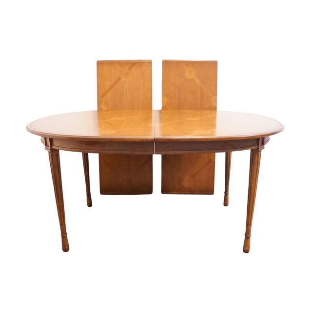 Wood Tomlinson Furniture Pavane Collection Italian Neoclassical Tuscan Style 97" Dining Table W. Parquet Top - 148 For Sale - Image 7 of 12
