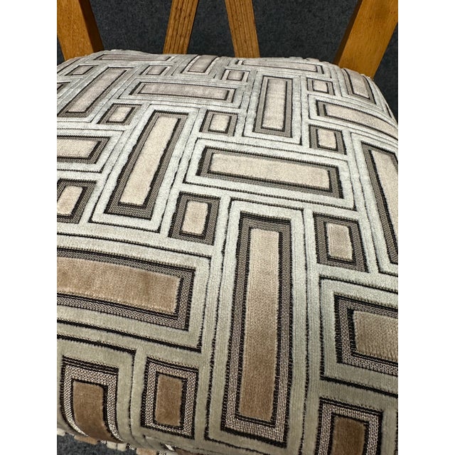 1960s Tommi Parzinger X Back Dining Chairs- Set of Six For Sale - Image 12 of 12