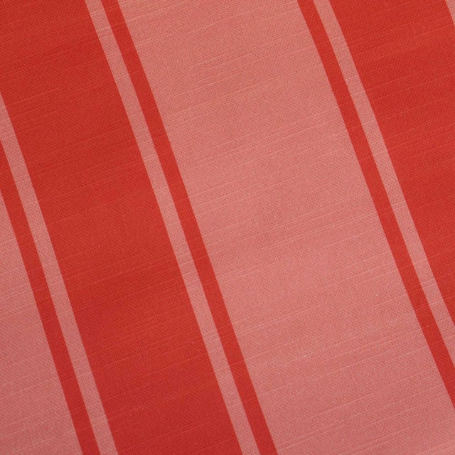 Traditional Riviera Stripe Pillow Cover in Strawberry and Cherry For Sale - Image 3 of 4