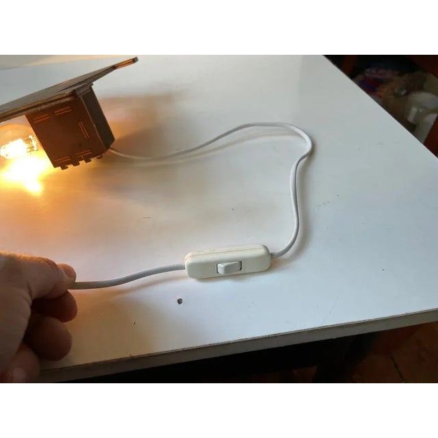 Scandinavian Modern Teak Wall Sconces, 1970s, Set of 2 For Sale - Image 6 of 9