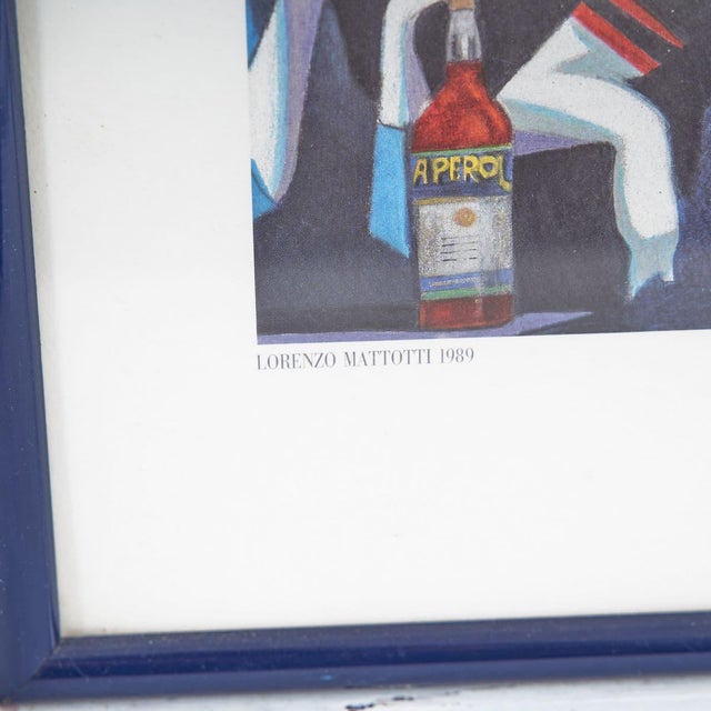 Vintage Aperol Poster Print by Lorenzo Mattotti