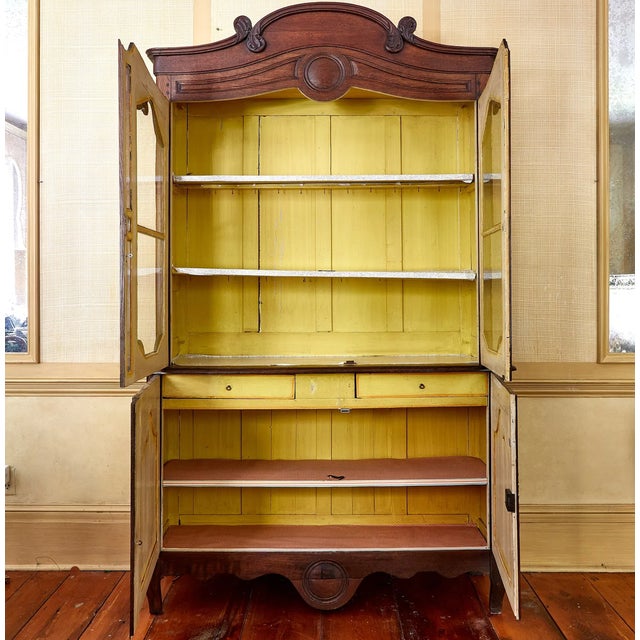 English French Louis XV Provincial Oak Buffet À Deux Corps | Ca. 1750–1780 For Sale - Image 3 of 4