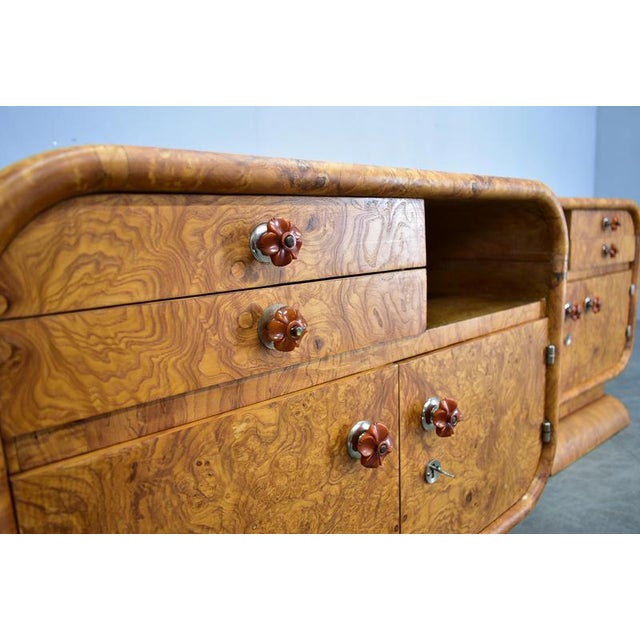 Art Deco Bedside Tables, Former Czechoslovakia, 1930s, Set of 2 For Sale - Image 18 of 18
