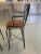 Late 20th Century Late 20th Century Ethan Allen Wrought Iron Bar Height Counter Stools - a Pair For Sale - Image 5 of 12