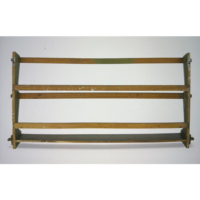 Antique Wall Plate Rack, 1900 For Sale - Image 4 of 5