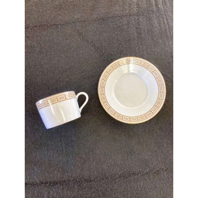 Hermes Cup and Saucer Set in Pattern 