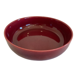 Mid 20th Century Mid-Century Modern Bauer Pottery Red Art Pottery Serving Bowl