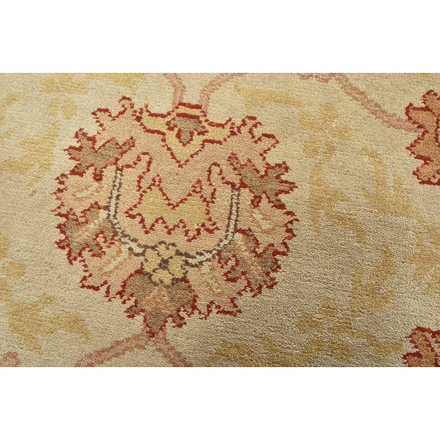 Sultanabad Runner 2'11'' X 12' Beige Wool Vintage Traditional Hand-Knotted Rug For Sale - Image 4 of 12