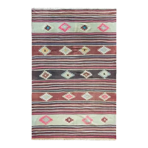 Vintage Turkish Bergama Kilim Rug