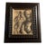 1940’s Original Male Nude Charcoal Study Drawing Vintage Frame For Sale