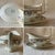1920s English Bone China Gravy Boat and Round Chop Plate - 3pcs For Sale - Image 6 of 17