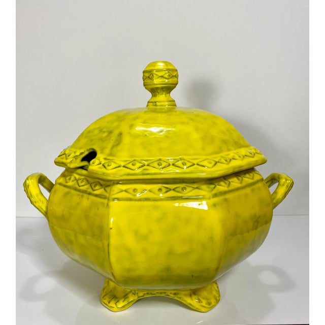 Mid Century Modern Rosenthal Netter Chartreuse Soup Tureen For Sale - Image 10 of 10