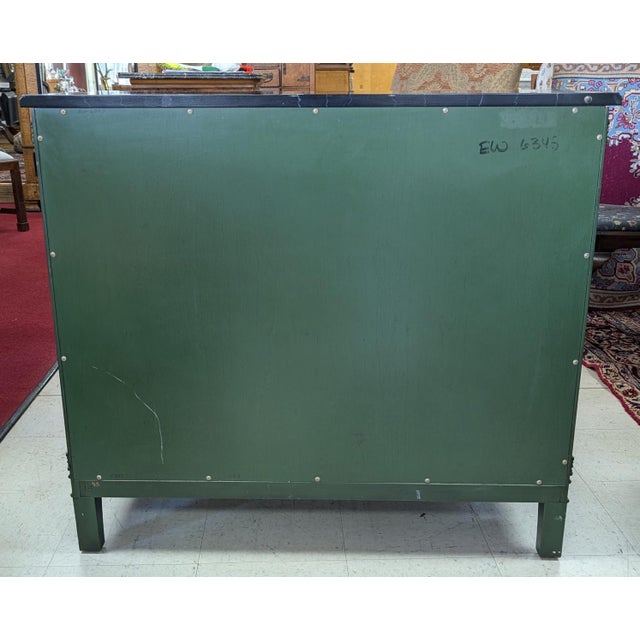 John Widdicomb Early 20th Century John Widdicomb Chinoiserie Two-Door Cabinet For Sale - Image 4 of 12