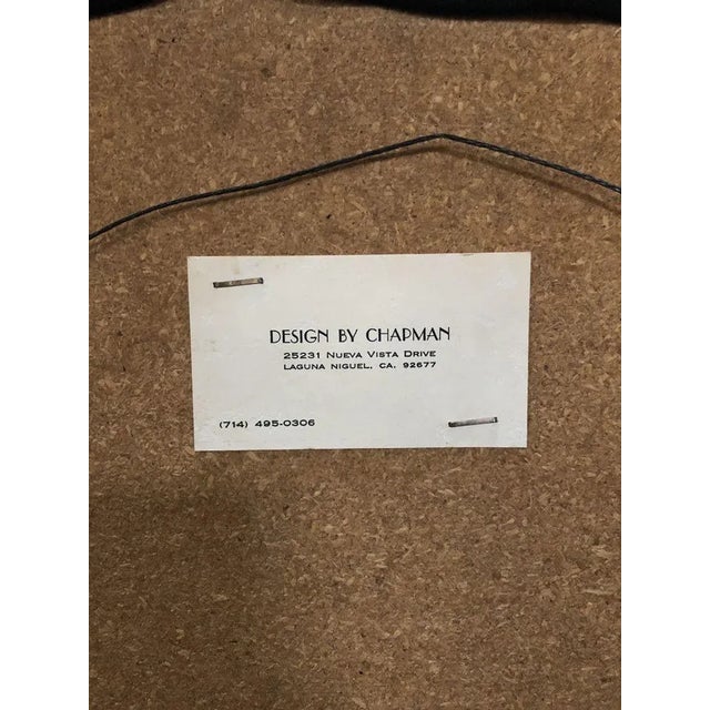 1950s Golfing Man String Nail Art Silver and Gold on Blackby Chapman, Pair For Sale - Image 4 of 9