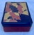 Purple Lacquered Lidded Box With Japanese Fan Details For Sale - Image 9 of 9