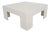 White Square Coffee Table by Marc Berthier, France, 1970s For Sale