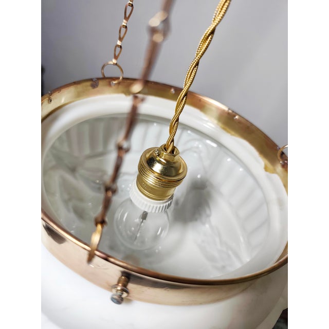 Art Nouveau Ceiling Lamp, Spain, 1930s For Sale - Image 6 of 13