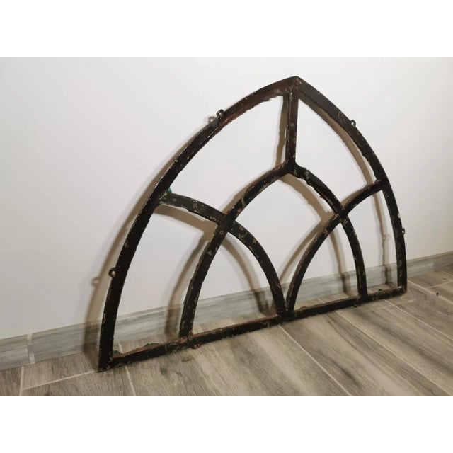 Vintage Lattice Frame in Metal, in Worn conditions. Designed 1920 to 1949