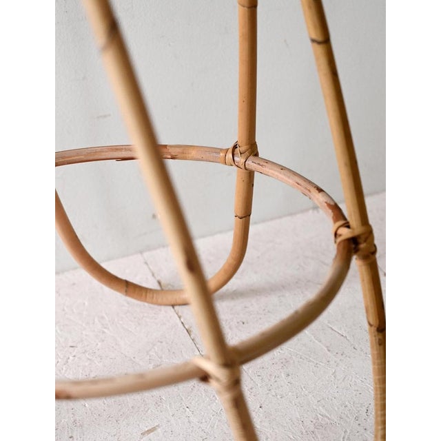 Vintage Bamboo Pedestal, 1960s For Sale - Image 6 of 8