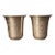 Antique 84 mark Sterling Silver Kiddush Cups Engraved Magen David Star Judaica - Pair For Sale