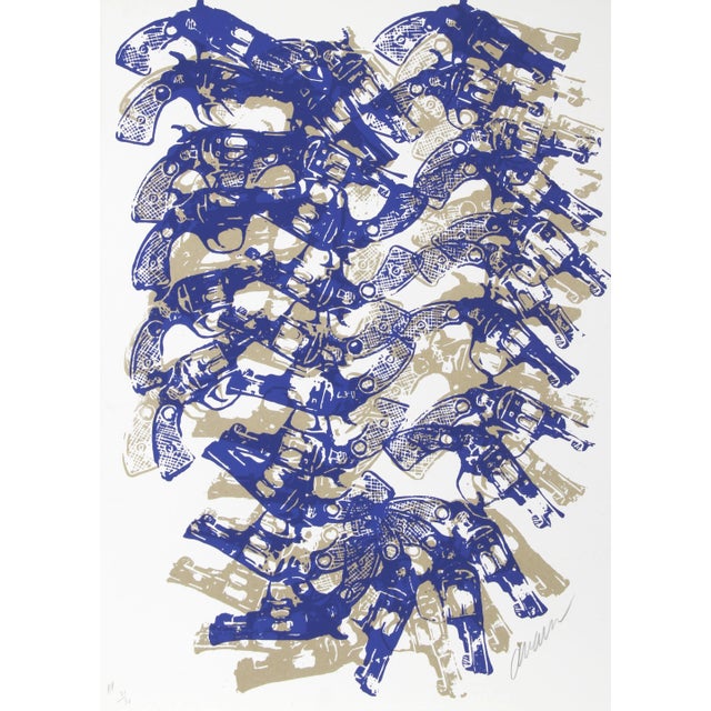 Arman, Western Accumulation, Screenprint For Sale