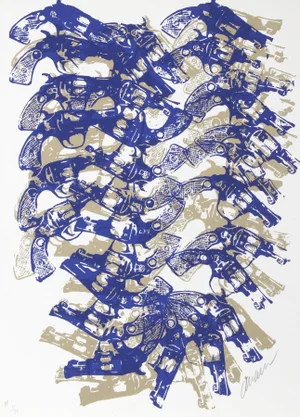 Arman, Western Accumulation, Screenprint