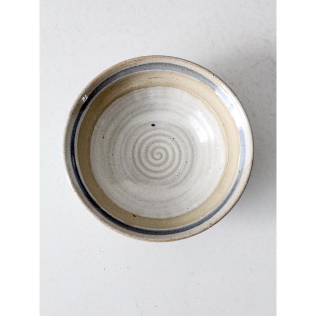 Vintage Studio Pottery Bowl For Sale - Image 4 of 8