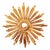 Large Sunburst Wall Mirror in Gilded Wood, Italy, 1960s For Sale