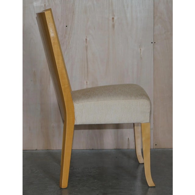 Large Burr Satinwood X10 Dining Chairs from Giorgio Collection, Set of 10 For Sale - Image 17 of 18