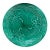 19th Century Green Majolica Orchid Plate Saint Clement For Sale