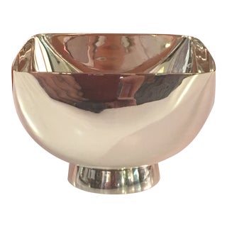 Ward Bennett Silverplate Bowl For Sale