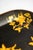 1900 - 1909 Antique English Chinoiserie Hand Painted Black & Gilt Birds Floral Tole Tray For Sale - Image 5 of 8