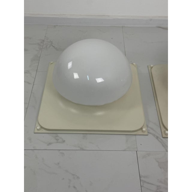 Large Space Age Ceiling Lamps, 1970s, Set of 2 For Sale - Image 11 of 12