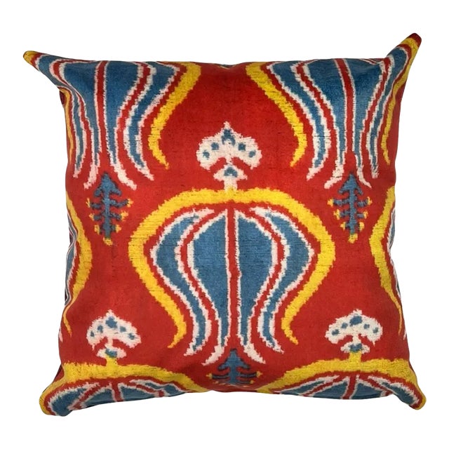 Pasargad Turkish Style Ikat Pillow For Sale