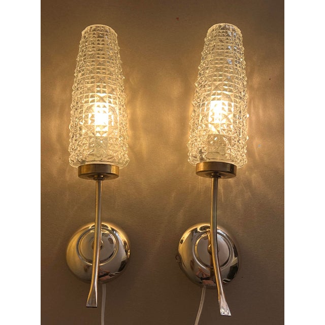 Mid-Century French Wall Lights, 1960s, Set of 2 For Sale - Image 4 of 10
