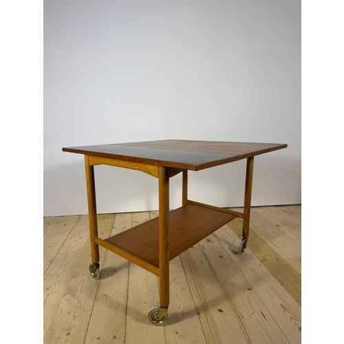 Vintage Trolley in Wood, 1960s For Sale - Image 6 of 10