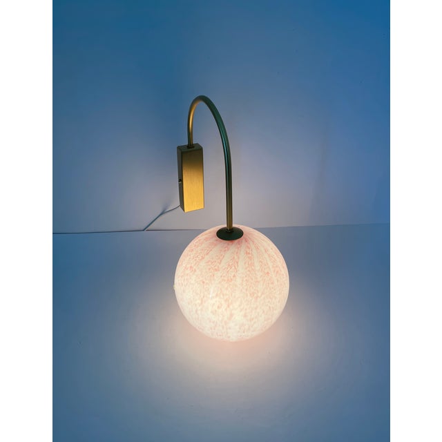 Glass Pink Tulipano Murano Wall Lamp from La Murrina, 1990s For Sale - Image 7 of 18