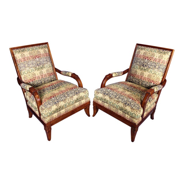 Hickory Chair Lounge Club Chairs A Pair Chairish