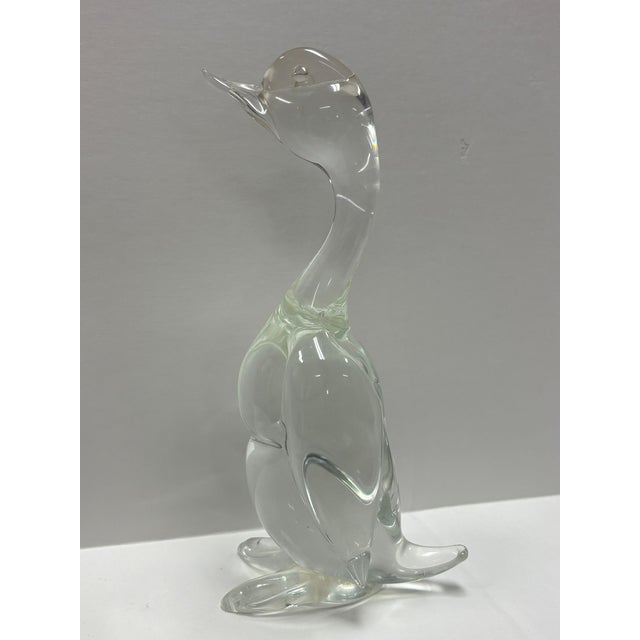 1980s Vintage Murano Glass Duck For Sale - Image 5 of 6