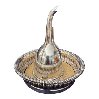 Antique Hanau Silver Wine Funnel Set - 3Pieces - Baroque Revival - C. 1880 - 1920 For Sale