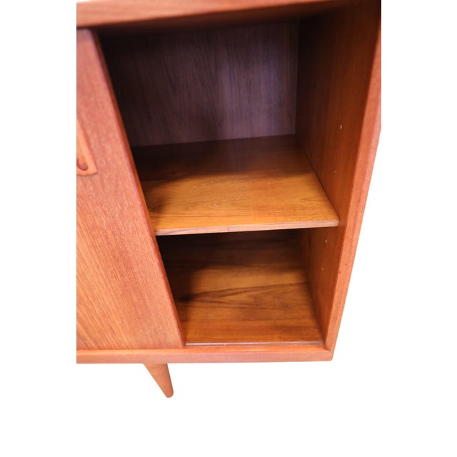 Danish Teak Sideboard with Sliding Doors, 1960s For Sale - Image 12 of 18