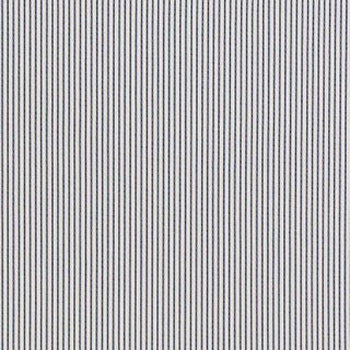 Schumacher Stitched Stripe Indoor & Outdoor Fabric in Navy For Sale