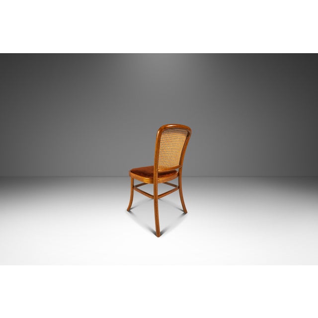 Set of Four (4) Bentwood Model 811 Styled Dining Chairs in the Manner of Josef Frank & Josef Hoffmann for Stendig, Usa, C. 1970s For Sale In Orlando - Image 6 of 17