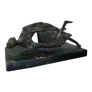 1945 "Fallout" Abstract Figurative Bronze Sculpture by John Alfred Begg For Sale