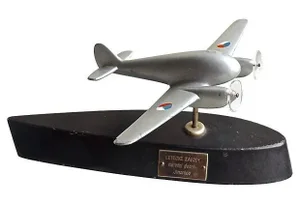 Vintage Art Deco Style Czech Trophy Model Plane