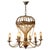 Mid-Century French Gilt Iron and Painted Tôle Hot Air Balloon Chandelier For Sale - Image 15 of 15