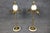 Anthony Redmile Pair Anthony Redmile Attributed Brass and Ostrich Egg Candle Sticks For Sale - Image 4 of 11