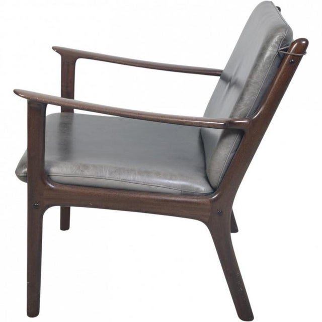 PJ112 Chair in Mahogany by Ole Wanscher, 1970s For Sale - Image 13 of 17