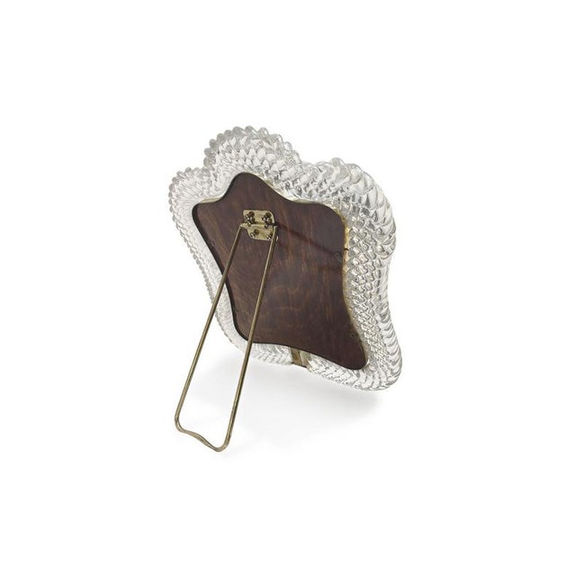 Table Mirror in Hand-Blown Murano Glass from Barovier & Toso, Italy, 1940s For Sale - Image 4 of 6